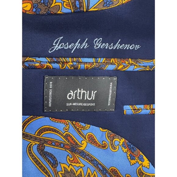 Holland & Sherry for Arthur 100% cashmere Sport jacket blazer sz 50 color Blue - Picture 3 of 6